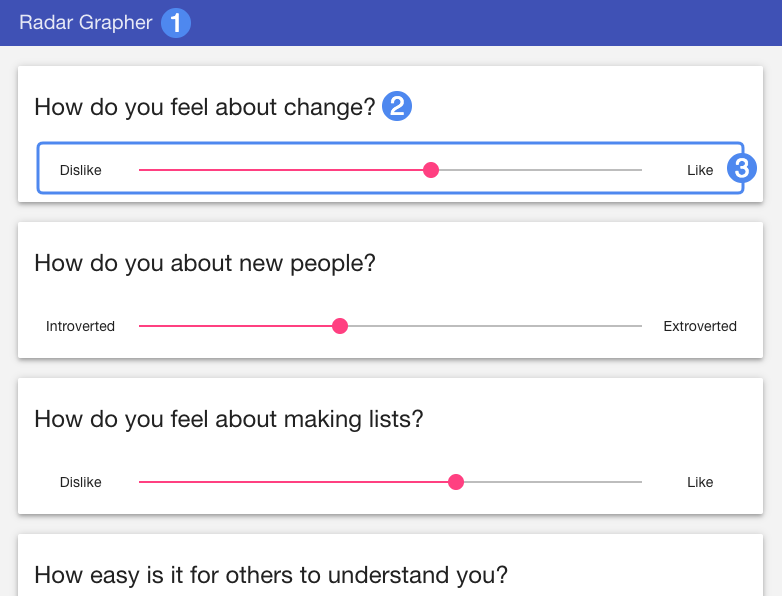 Radar Grapher Player Questionnaire